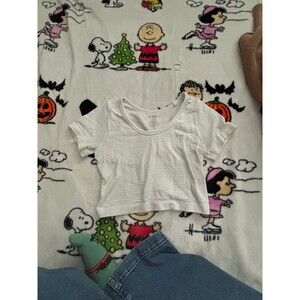 Waffle Knit Crop Top